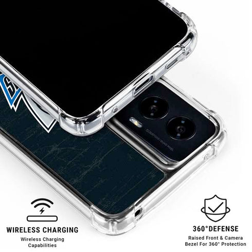 NBA Dallas Mavericks Black Primary Logo Moto G Power 5G (2024) Clear Case