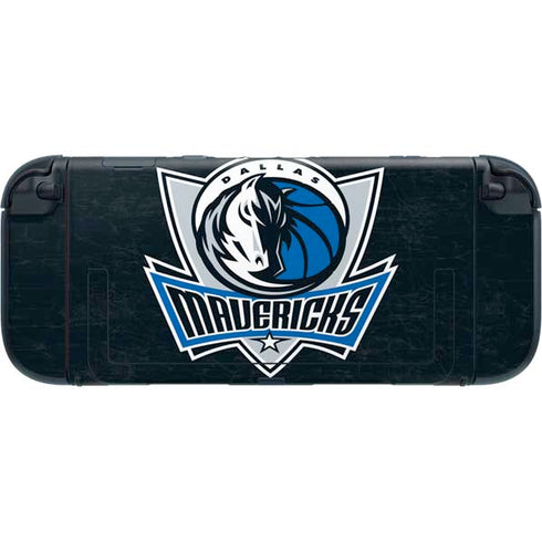 NBA Dallas Mavericks Black Primary Logo Nintendo Switch 2 (2025) with Joy-Con Skin