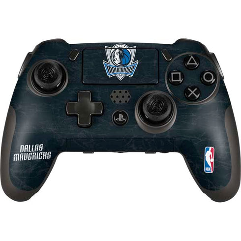 NBA Dallas Mavericks Black Primary Logo PlayStation Scuf Vantage 2 Controller Skin