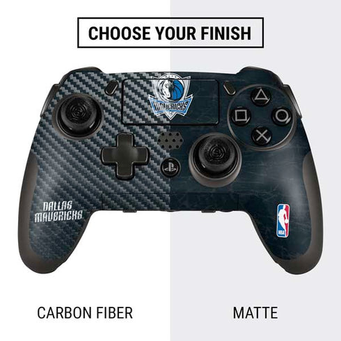 NBA Dallas Mavericks Black Primary Logo PlayStation Scuf Vantage 2 Controller Skin