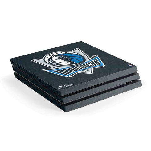NBA Dallas Mavericks Black Primary Logo PlayStation PS4 Skins