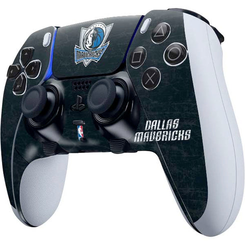 NBA Dallas Mavericks Black Primary Logo PS5 DualSense Edge Pro Controller Skin
