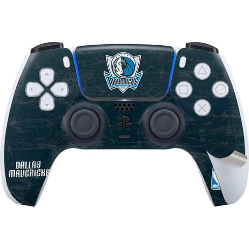 NBA Dallas Mavericks Black Primary Logo PS5 Pro Bundle Skin