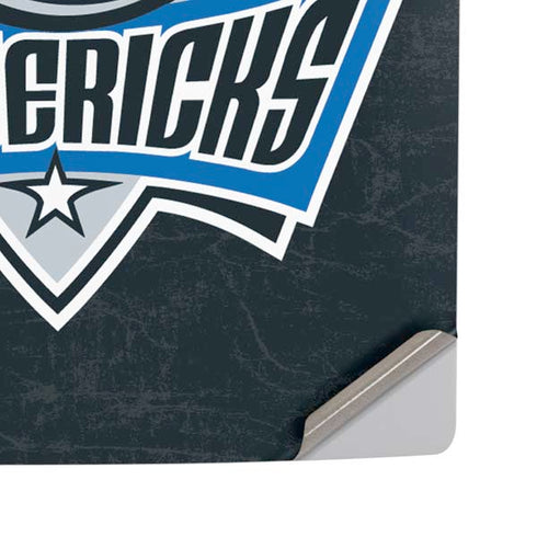NBA Dallas Mavericks Black Primary Logo PS5 Pro Disk Console Skin