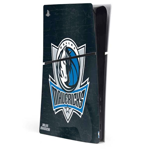 NBA Dallas Mavericks Black Primary Logo PlayStation PS5 Skins