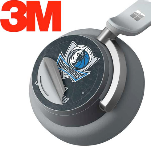 NBA Dallas Mavericks Black Primary Logo Surface Headphones Skin