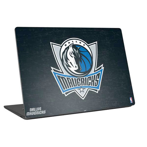 NBA Dallas Mavericks Black Primary Logo Laptop Skins