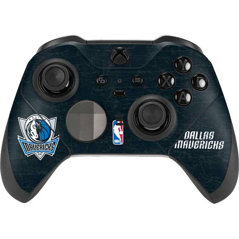 NBA Dallas Mavericks Black Primary Logo Xbox Elite Wireless Controller Series 2 Skin