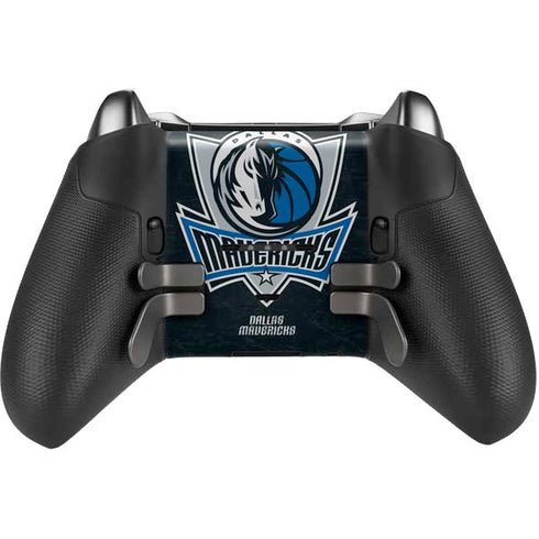 NBA Dallas Mavericks Black Primary Logo Xbox Elite Wireless Controller Series 2 Skin
