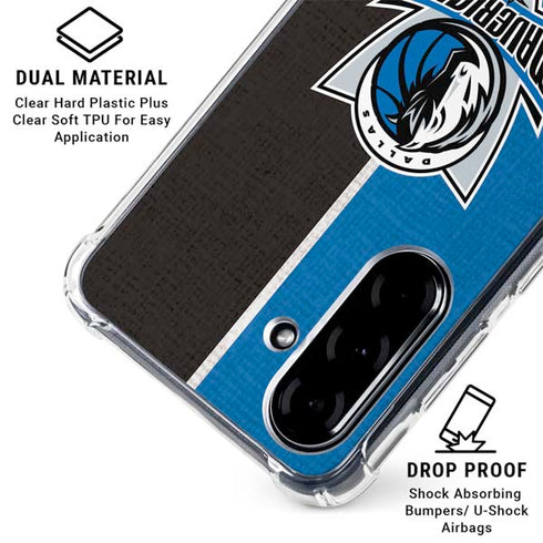 NBA Dallas Mavericks Canvas Galaxy A36 5G Clear Case