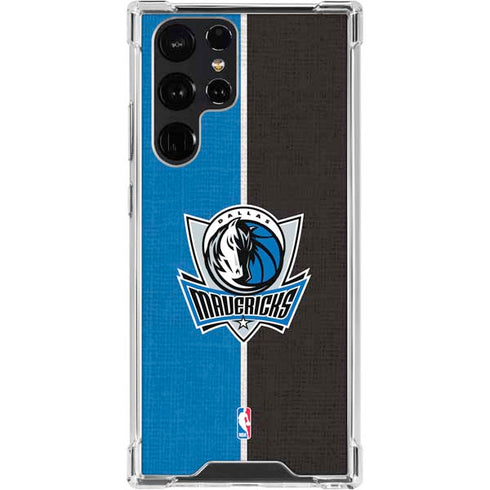 NBA Dallas Mavericks Canvas Galaxy S23 Ultra Clear Case