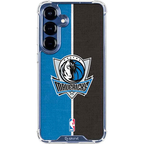 NBA Dallas Mavericks Canvas Galaxy S25 Clear Case