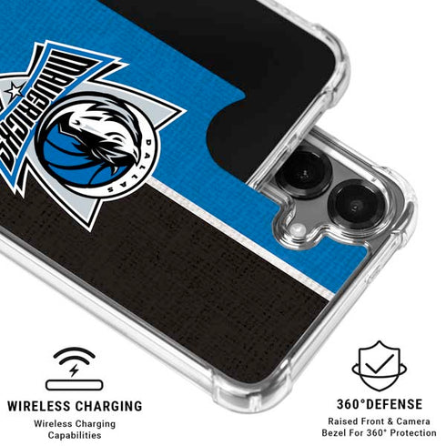 NBA Dallas Mavericks Canvas Galaxy S26 Clear Case