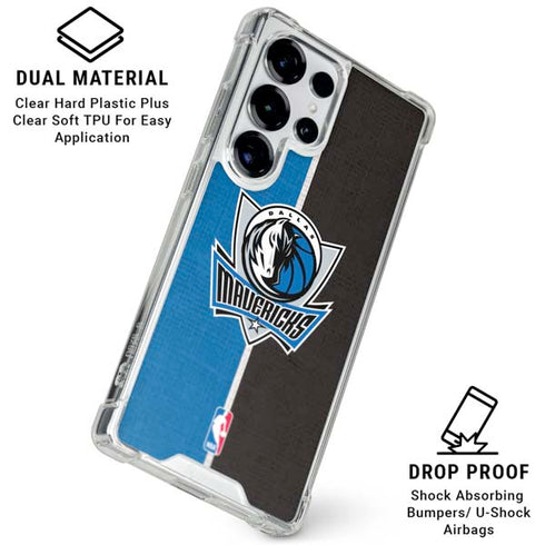 NBA Dallas Mavericks Canvas Galaxy S26 Ultra Clear Case