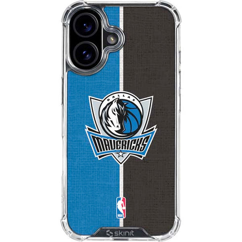 NBA Dallas Mavericks Canvas iPhone 16 Clear Case