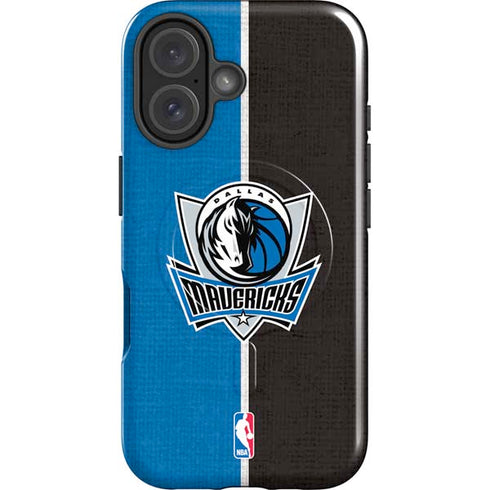 NBA Dallas Mavericks Canvas iPhone 16 Magsafe Impact Case
