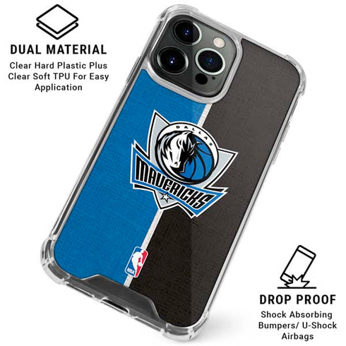 NBA Dallas Mavericks Canvas iPhone 16 Pro Clear Case