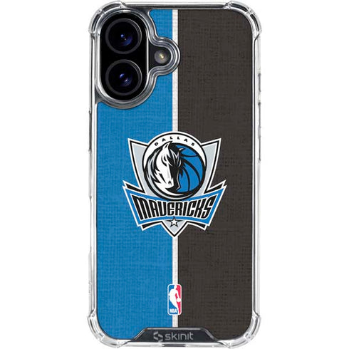 NBA Dallas Mavericks Canvas iPhone 17 Clear Case