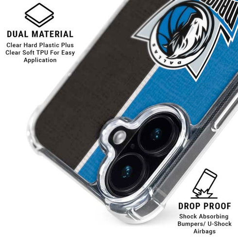 NBA Dallas Mavericks Canvas iPhone 17 Clear Case