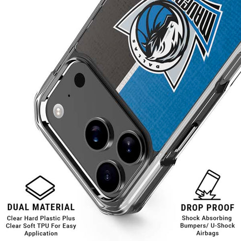 NBA Dallas Mavericks Canvas iPhone 18 Pro Clear Case