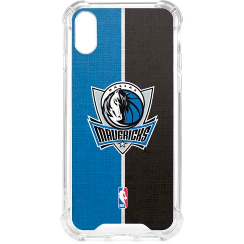NBA Dallas Mavericks Canvas iPhone XS Clear Case