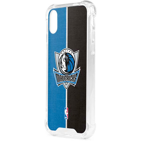 NBA Dallas Mavericks Canvas iPhone XS Clear Case