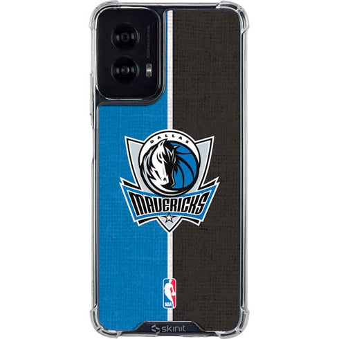 NBA Dallas Mavericks Canvas Moto G Power 5G (2024) Clear Case