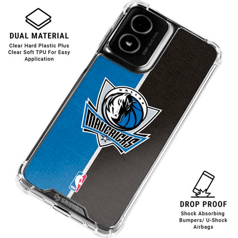NBA Dallas Mavericks Canvas Moto G Power 5G (2024) Clear Case