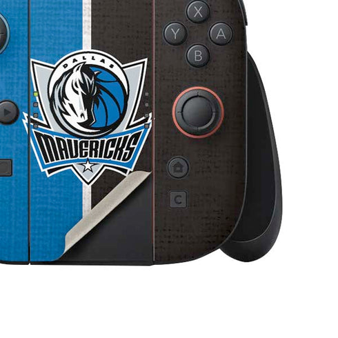 NBA Dallas Mavericks Canvas Nintendo Switch 2 (2025) Joy-Con Controller Skin