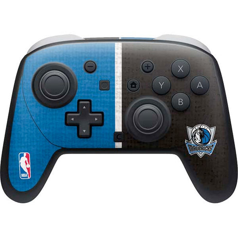 NBA Dallas Mavericks Canvas Nintendo Switch 2 (2025) Pro Controller Skin