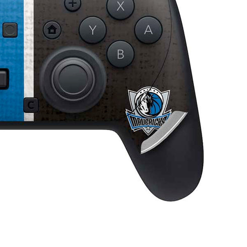 NBA Dallas Mavericks Canvas Nintendo Switch 2 (2025) Pro Controller Skin