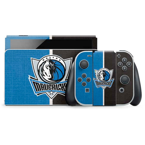 NBA Dallas Mavericks Canvas Nintendo Skins