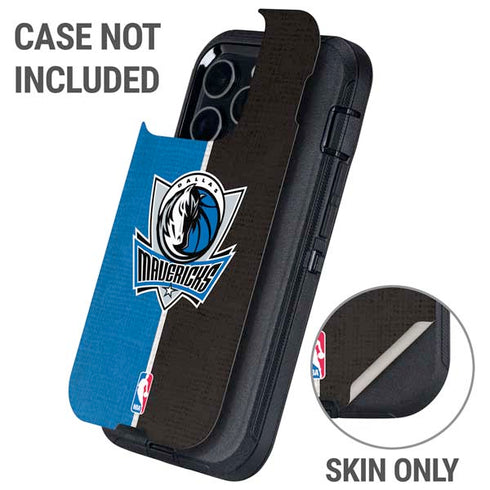 NBA Dallas Mavericks Canvas Otterbox Defender iPhone Skin
