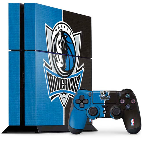 NBA Dallas Mavericks Canvas PS4 Console and Controller Bundle Skin
