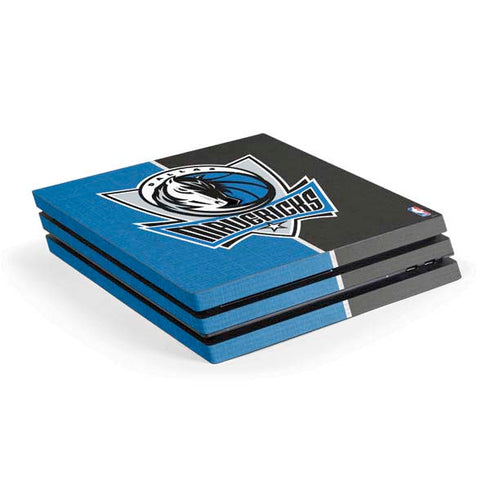 NBA Dallas Mavericks Canvas PS4 Pro Console Skin