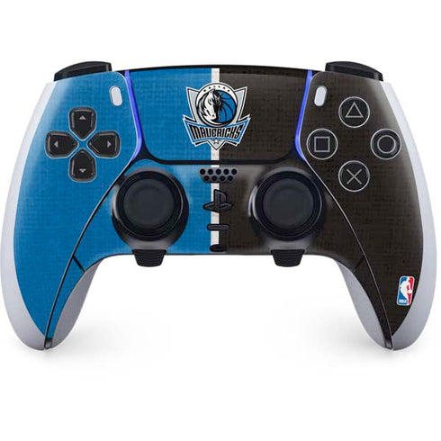 NBA Dallas Mavericks Canvas PS5 DualSense Edge Pro Controller Skin