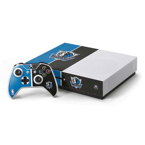 NBA Dallas Mavericks Canvas Xbox One S Console and Controller Bundle Skin
