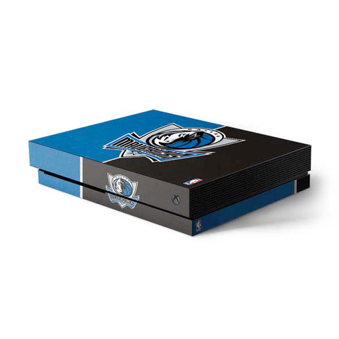NBA Dallas Mavericks Canvas Xbox One X Console Skin