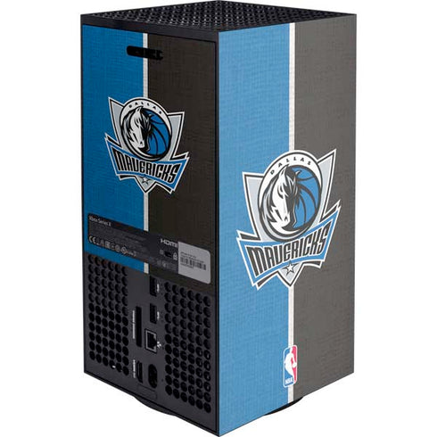 NBA Dallas Mavericks Canvas XBox Series X Digital Edition Console Skin