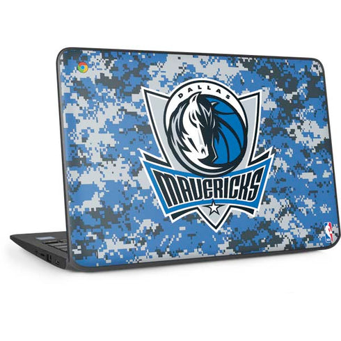 NBA Dallas Mavericks Digi Camo HP Chromebook Skin