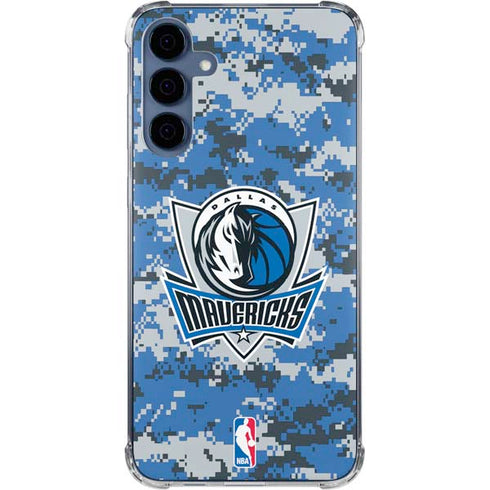 NBA Dallas Mavericks Digi Camo Galaxy A55 5G Clear Case