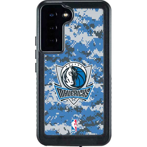 NBA Dallas Mavericks Digi Camo Galaxy S24 Plus Waterproof Case