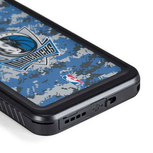 NBA Dallas Mavericks Digi Camo Galaxy S24 Plus Waterproof Case