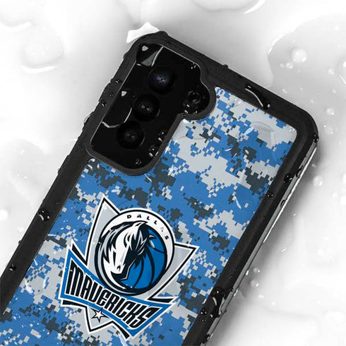 NBA Dallas Mavericks Digi Camo Galaxy S24 Plus Waterproof Case
