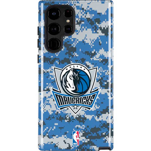NBA Dallas Mavericks Digi Camo Galaxy S25 Ultra Impact Case