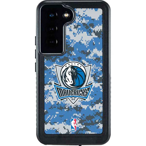 NBA Dallas Mavericks Digi Camo Galaxy S24 Waterproof Case