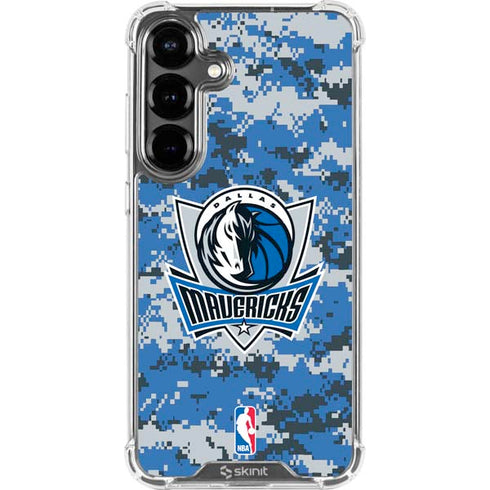 NBA Dallas Mavericks Digi Camo Galaxy S26 Plus Clear Case