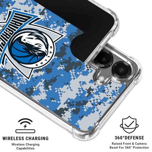 NBA Dallas Mavericks Digi Camo Galaxy S26 Plus Clear Case