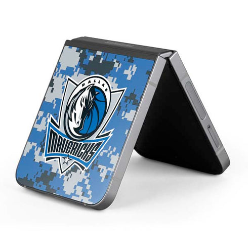 NBA Dallas Mavericks Digi Camo Galaxy Z Flip6 Skin