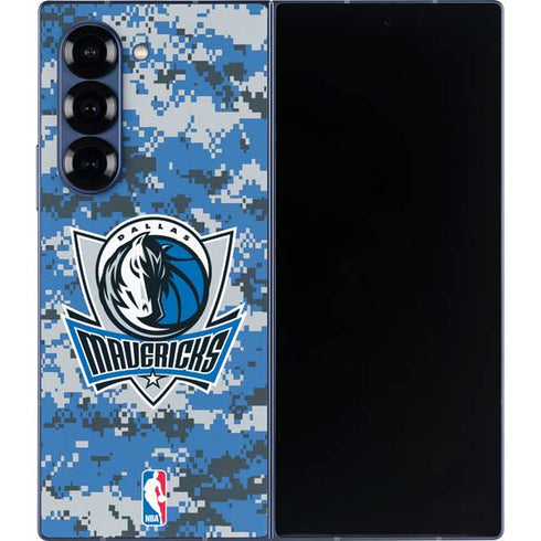 NBA Dallas Mavericks Digi Camo Galaxy Z Fold6 Skin